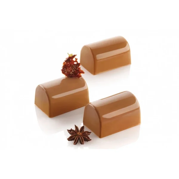 Moule Silicone 8 Bûchettes 7,5 Cm X 5 Cm Silikomart Professional vente pas cher 1