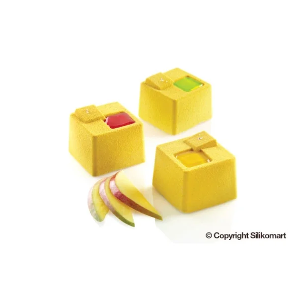 Moule Silicone 8 Cubes Kuadro 6 X 6 Cm 150ml SilikoMart Professional achat 3