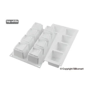 Moule Silicone 8 Cubes Kuadro 6 X 6 Cm 150ml SilikoMart Professional achat 9