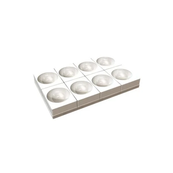 Moule Silicone 8 Demi-Sphères 13,5 X H 6,75 Cm Silikomart Professional magasin pour 1