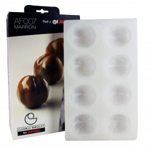 beauté Moule Silicone 8 Marrons 85 Ml Cédric Grolet Pavoni 12
