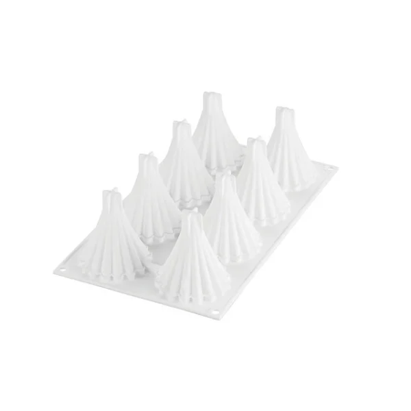 Moule Silicone 8 Sapins Astro Ø6,7 Cm X 7,9 Cm Silikomart Professional Livraison internationale 3