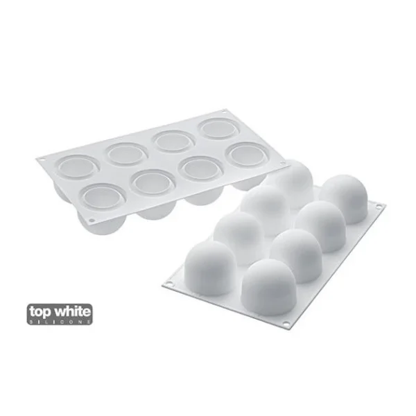 beauté Moule Silicone 8 Truffes Ø 5,2 Cm Silikomart Professional 4