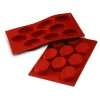 boutique en ligne france Moule Silicone 9 Ovales 7 X 5 Cm Silikomart 5