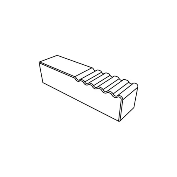 Moule Silicone Bande Ondulée 12 X 3 Cm X H 3,2 Cm (x20) Pavoflex soldes en ligne 4