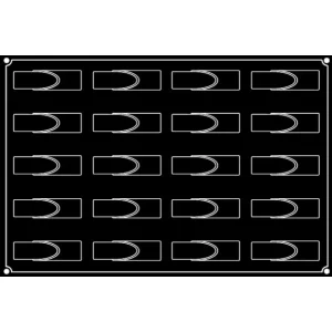 magasin pour Moule Silicone Bande Ronde 12 X 3,3 Cm X H 3,2 Cm (x20) Pavoflex 7