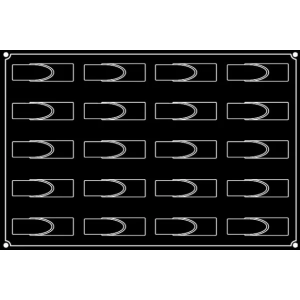 magasin pour Moule Silicone Bande Ronde 12 X 3,3 Cm X H 3,2 Cm (x20) Pavoflex 3