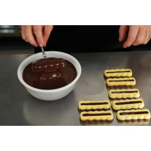 Moule Silicone Barre Ondulée Snack 9 X 3 Cm X H 1,9 Cm (x15) Pavoni pas cher en ligne 18