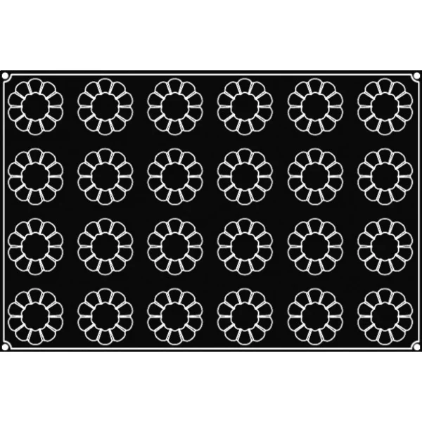 Moule Silicone Briochette Ø 7,9 Cm X H 3,7 Cm (x24) Pavoflex comparez les prix 3