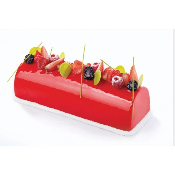 Promotio de vente Moule Silicone Bûche 25 X 8,5 Cm X H 7 Cm Pavoni 4