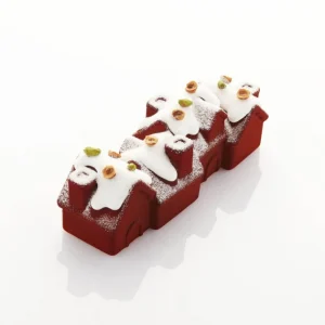 Moule Silicone Bûche Châlet 25 X 8,3 Cm X H 9 Cm Pavoni économies garanties 9