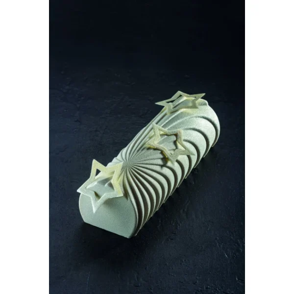 Moule Silicone Bûche Comète 25 X 8,8 Cm X H 7,3 Cm Pavoni qualité supérieure 3