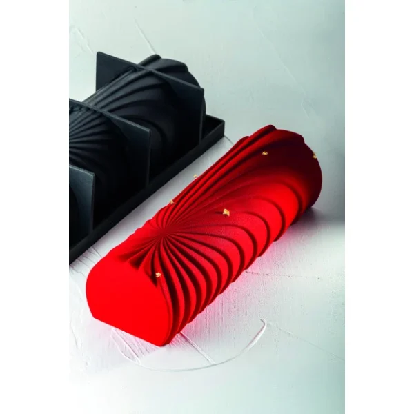 Moule Silicone Bûche Comète 25 X 8,8 Cm X H 7,3 Cm Pavoni qualité supérieure 4