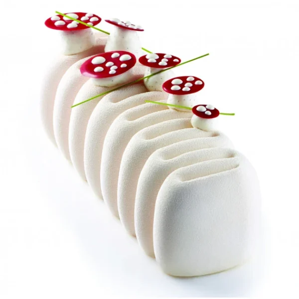 Moule Silicone Bûche Crème 25 X 8,4 Cm X H 7,5 Cm Pavoni grande marque pas cher 3