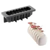 Moule Silicone Bûche Crème 25 X 8,4 Cm X H 7,5 Cm Pavoni grande marque pas cher 16