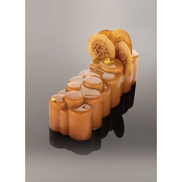 grossiste Moule Silicone Bûche Pièces 25 X 8 Cm X H 7,7 Cm Pavoni 3