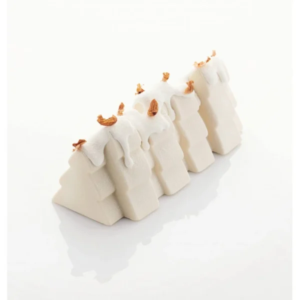 mode Moule Silicone Bûche Sapin 25 X 9,7 Cm X H 9,5 Cm Pavoni 1