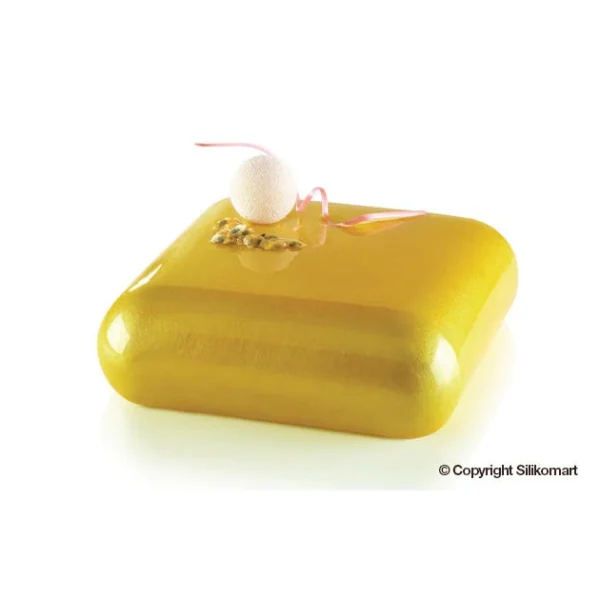 exclusivement disponibles Moule Silicone Carré Bombé 1000ml Silikomart Professional 4