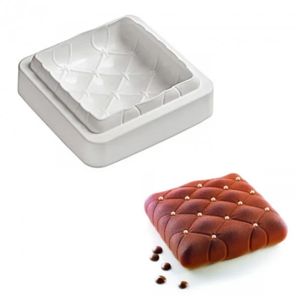 Moule Silicone Carré Matelassé 160 Mm Silikomart boutique en ligne 1