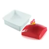 outlet Moule Silicone Carré Sphère 16×16 Cm Grand Modèle SilikoMart Professional 13
