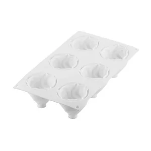en ligne officielle Moule Silicone Chantilly Ø 7,3 Cm X H 6,5 Cm (x6) Silikomart Professional 11