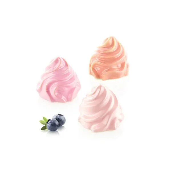 en ligne officielle Moule Silicone Chantilly Ø 7,3 Cm X H 6,5 Cm (x6) Silikomart Professional 5
