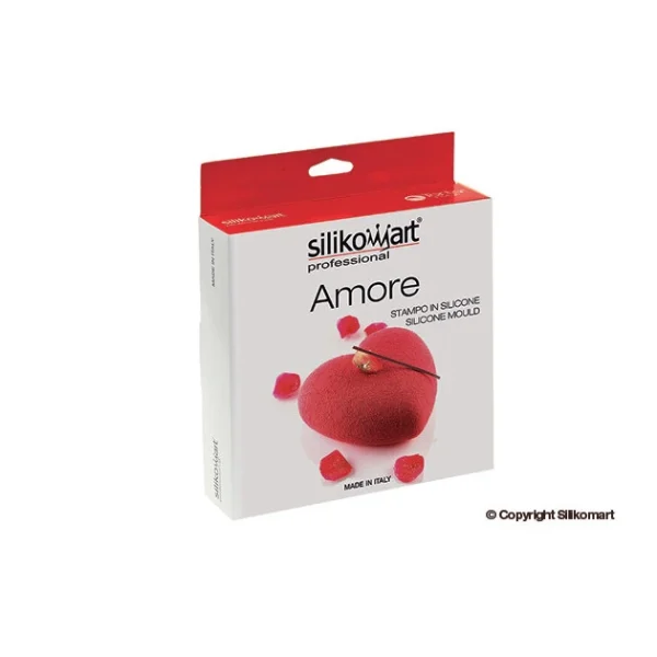 Moule Silicone Coeur Bombé 142 Mm Silikomart magasin en ligne france 4