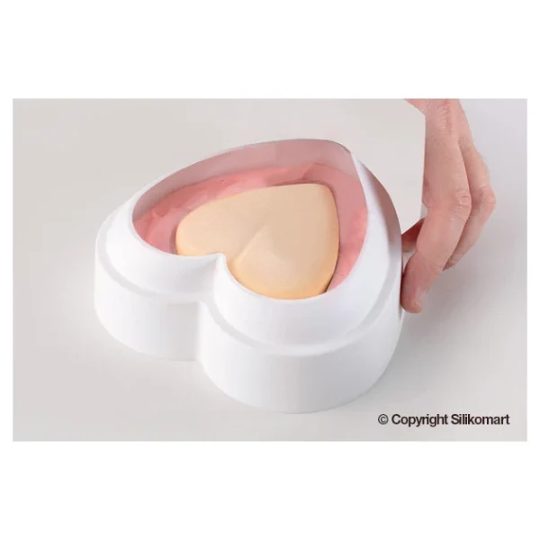 Moule Silicone Coeur Bombé 142 Mm Silikomart magasin en ligne france 5