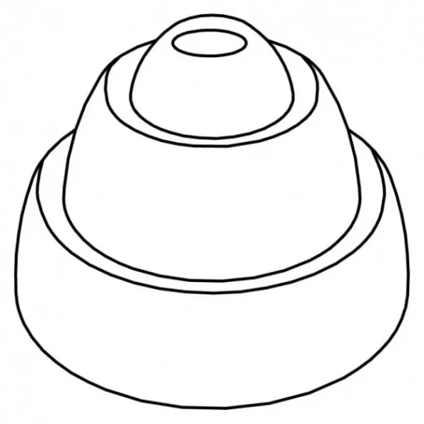 Moule Silicone Cône Anneaux Ø 7 Cm X H 5 Cm (x24) Pavoflex solde en ligne 4