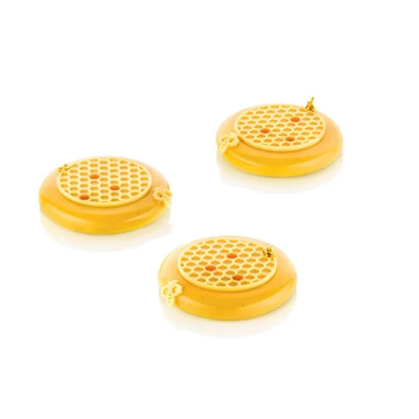 offre spéciale Moule Silicone Décor Alvéoles Ø 7,5 Cm X H 0,35 Cm (x5) Silikomart Professional 4