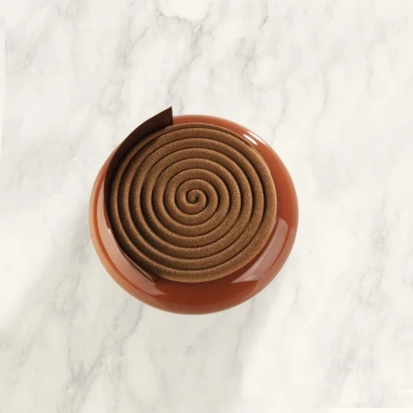 à prix promos Moule Silicone Décor Hypnose Ø 14 Cm X H 1 Cm (x2) Pavoni 3