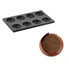 Satisfait ou Remboursé Moule Silicone Décor Hypnose Ø 6 Cm X H 1 Cm (x8) Pavoni 8