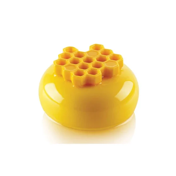 soldes pas cher Moule Silicone Décor Miel Ø 4,5 Cm X H 0,8 Cm (x15) Silikomart Professional 3