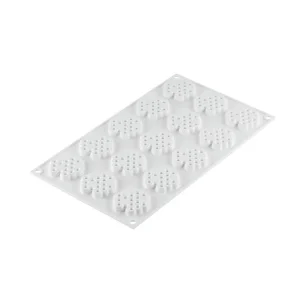 soldes pas cher Moule Silicone Décor Miel Ø 4,5 Cm X H 0,8 Cm (x15) Silikomart Professional 12