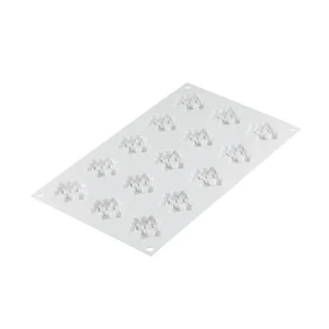 soldes pas cher Moule Silicone Décor Miel Ø 4,5 Cm X H 0,8 Cm (x15) Silikomart Professional 16