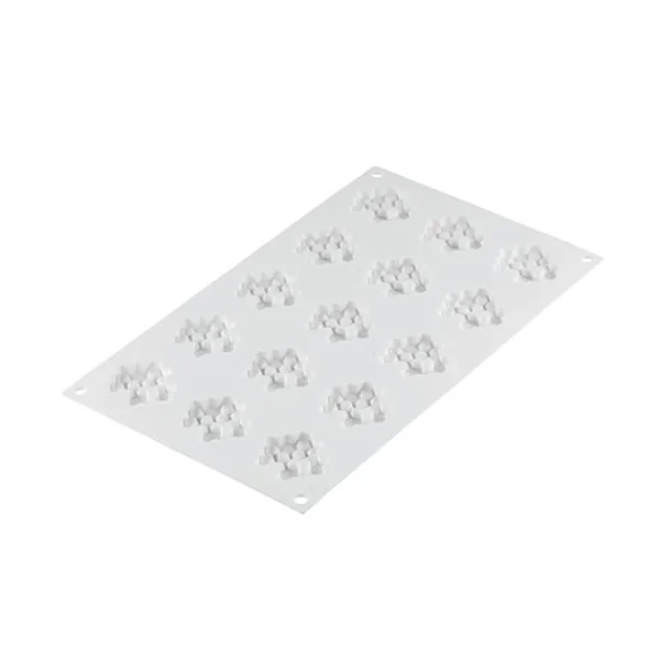 soldes pas cher Moule Silicone Décor Miel Ø 4,5 Cm X H 0,8 Cm (x15) Silikomart Professional 6