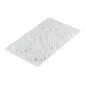 Moule Silicone Décor Miel Ø 7,5 Cm X H 0,8 Cm (x6) Silikomart Professional fashioniable 8