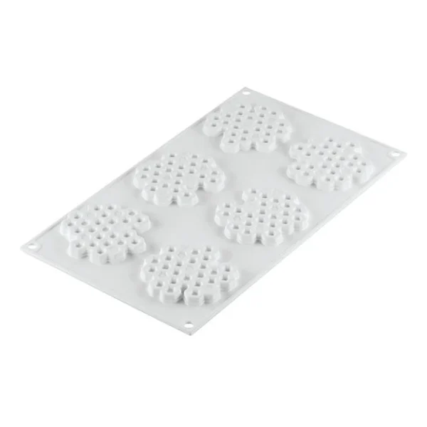 Moule Silicone Décor Miel Ø 7,5 Cm X H 0,8 Cm (x6) Silikomart Professional fashioniable 3