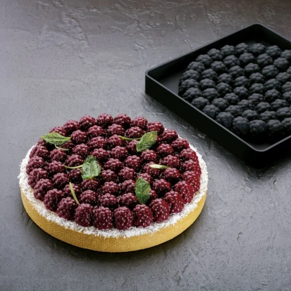 Moule Silicone Décor Mûres Ø 18 Cm X H 2,2 Cm Pavoni excellents soldes 1