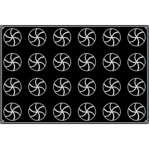 boutique paris Moule Silicone Dôme Vertigo Ø 7 Cm X H 4,4 Cm (x24) Pavoflex 9