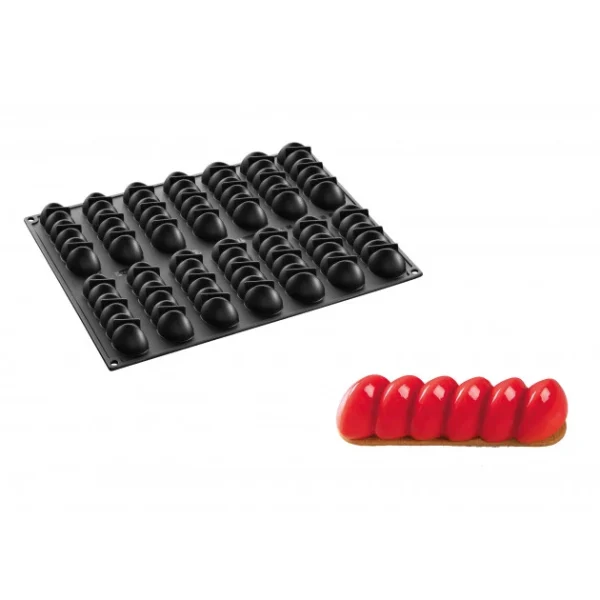 Moule Silicone Domino 12,6 X 3,3 Cm X H 3,2 Cm (x14) Pavoflex achetez pas cher 1