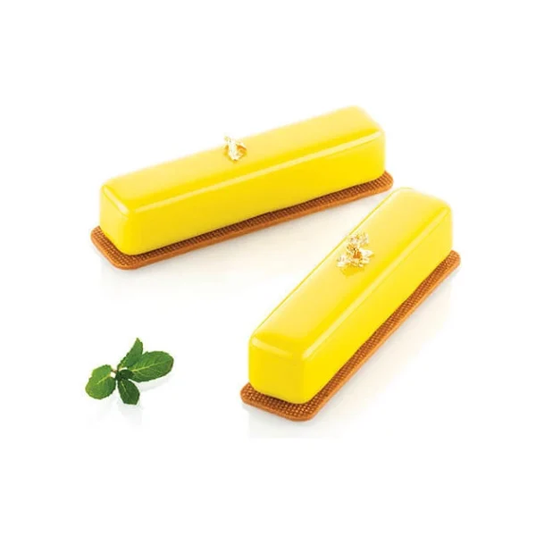 Moule Silicone Éclairs Stripe 13 X 2,8 Cm X H 2,8 Cm (x8) Silikomart Professional Prestation Et Rapide 6