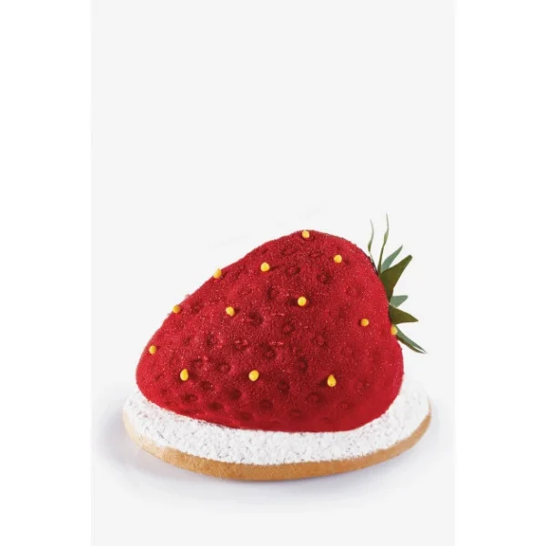 boutique en france Moule Silicone Fraise 7,1 X 5,4 Cm X H 4,6 Cm (x20) Pavoflex 3