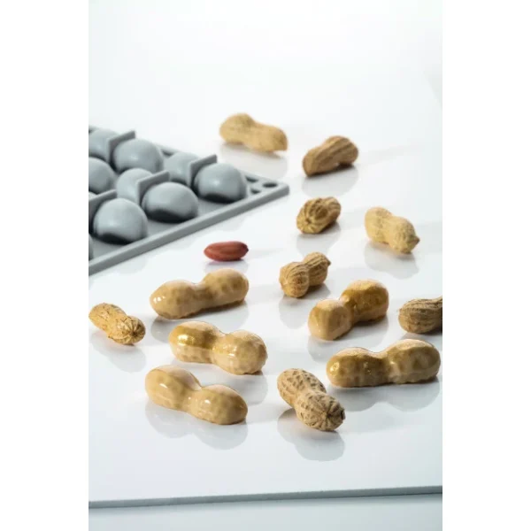 Boutique Moule Silicone Gourmand Cacahuète 4,7 X 1,9 X H 1,6 Cm (x24) Pavoni 3