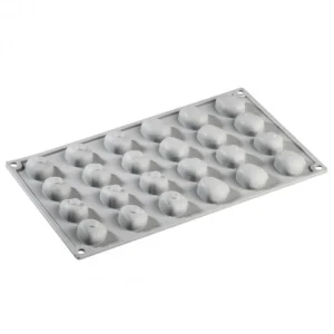 vente pas cher en ligne Moule Silicone Gourmand Châtaigne 3,1 X 2,7 X H 1,6 Cm (x24) Pavoni 12
