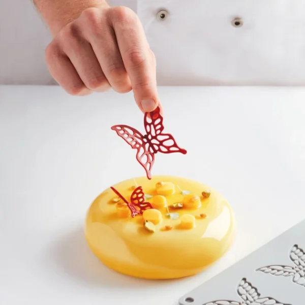 Moule Silicone Gourmand Grand Papillon 6 X 5,8 X H 0,2 Cm (x8) Pavoni dernière tendance 3