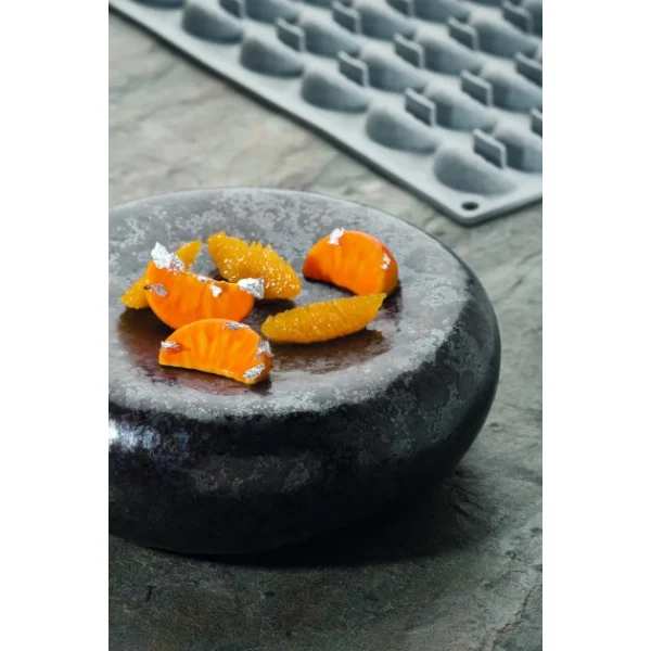 Moule Silicone Gourmand Mandarine 3,8 X 2,2 X H 1,5 Cm (x30) Pavoni haute qualité 1