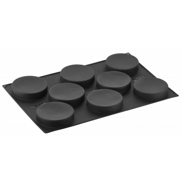 officiel Moule Silicone Insert Rond Disco Ø 14 Cm X H 3 Cm (x8) Pavoflex 3