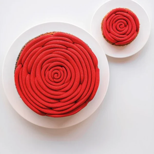 PAVONI Moule Silicone La Vie En Rose Ø 18 X H 4,5 Cm Cédric Grolet Pavoflex à prix très bas 3
