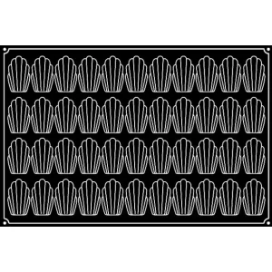 beauté Moule Silicone Madeleine 7,8 X 4,5 Cm X H 1,8 Cm (x44) Pavoflex 7